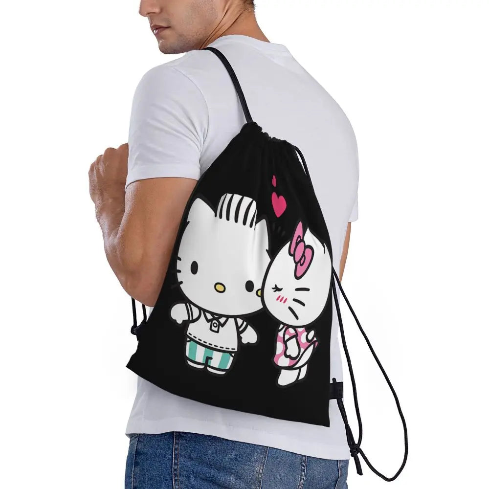 Hello Kitty Drawstring Backpack — Cute Strength, Daily Charm, Universal Smile