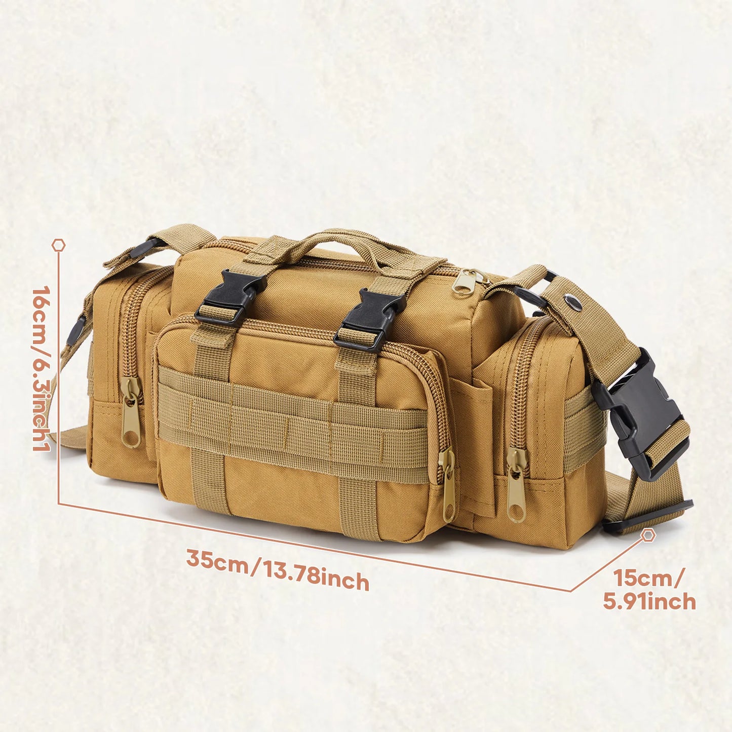 Tactical Shoulder Bag Military Backpack Outdoor Mini Travel Duffle Bag Messenger Bag Small Camouflage Gym Bag Hunting Camping