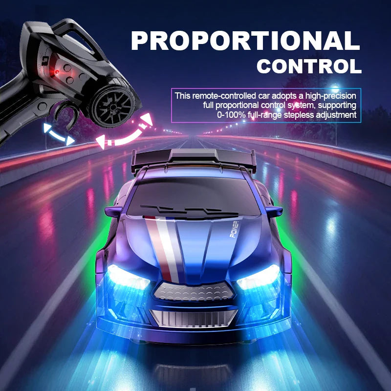 1/64 Scale Drift RC Car 4WD Mini Racing Model with 2.4GHz Remote