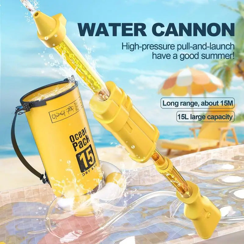 Large Backpack Water Squirter Large Backpack Water Spraying Soaker Toy Bathing Playing Interactive Hot Weather Pool Game For - THOOBO!