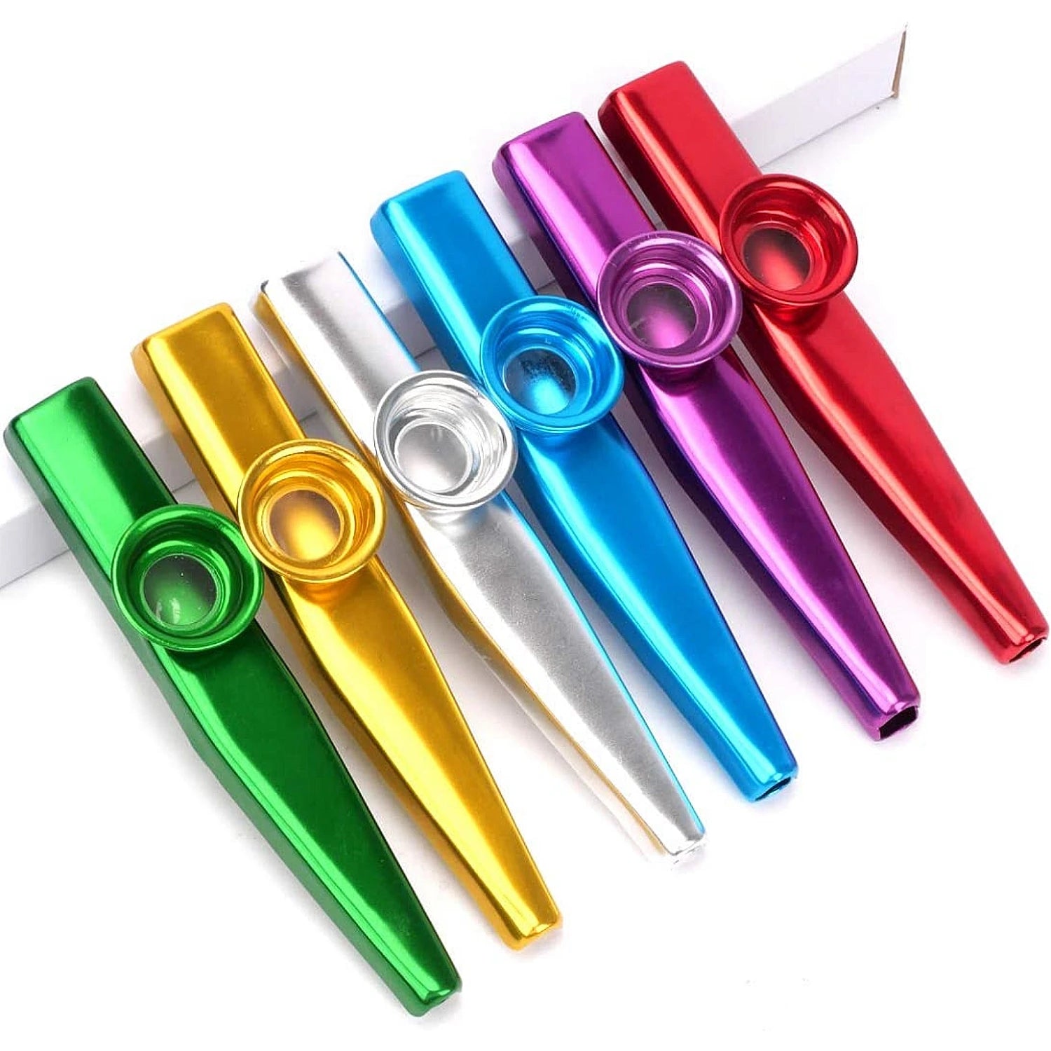 Metal Kazoo Musical Instruments Flutes Diaphragm Mouth Kazoos Musical Instruments Good Companion for Guitar - THOOBO!