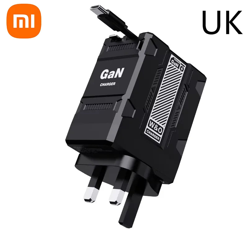 Xiaomi 120W GaN Super Charger with Retractable Cables – The Gift of Instant Power 🎄🔋