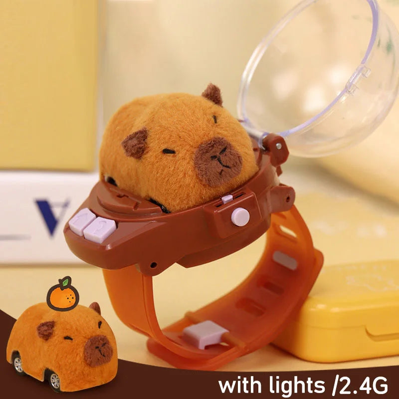 Capybara Rabbit RC Car Watch Toy – 2.4G Remote Control Racing Car