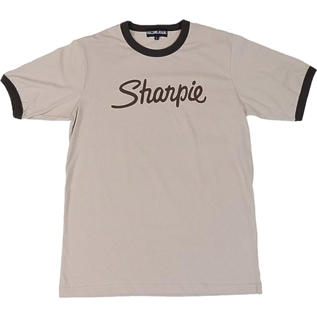 Scott Pilgrim Sharpie Ringer Shirt Heather Brown Pilgrim Rock Band Adult T-Shirt