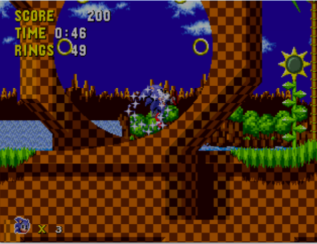 Box Art Sonic the Hedgehog Sega Genesis Video Game Cart