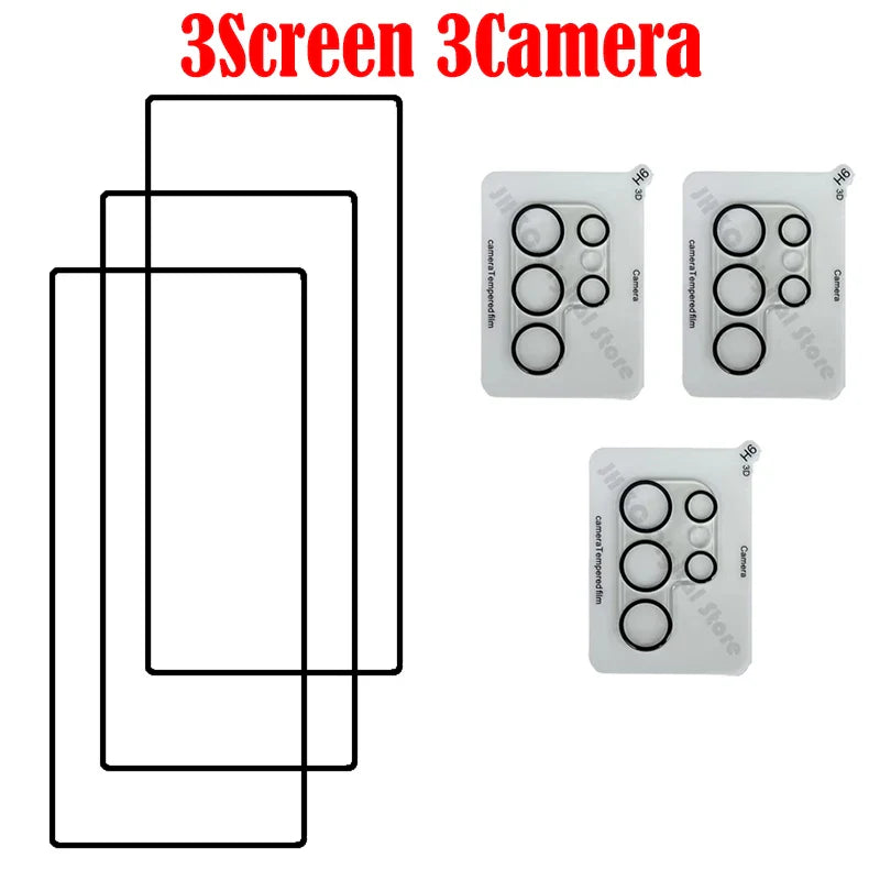 Full Cover Tempered Glass For Samsung Galaxy S25 Ultra Screen Protector Glass For Samsung S25 S25 Plus Protective Glass