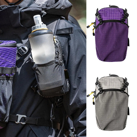 HydroGo Adventure Sling — Shatterproof Water Bottle & Phone Holder With Strap for Travel, Gym & Outdoor Sports