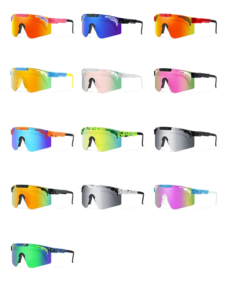 Pit Viper HyperVibe UV400 Cycling Glasses  — Outdoor MTB Sports Goggles for Men & Women