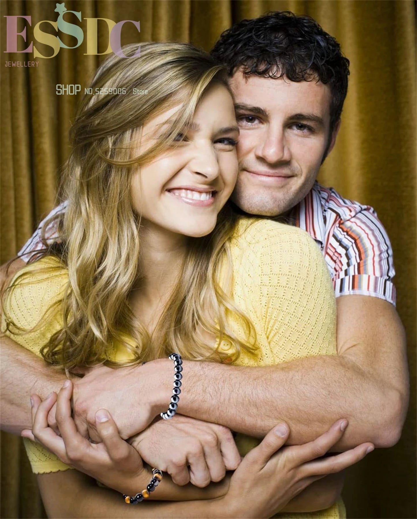 Tiger Eye & Hematite Energy Bracelet – Magnetic Healing Beads for Strength, Balance & Happy Vibes ✨