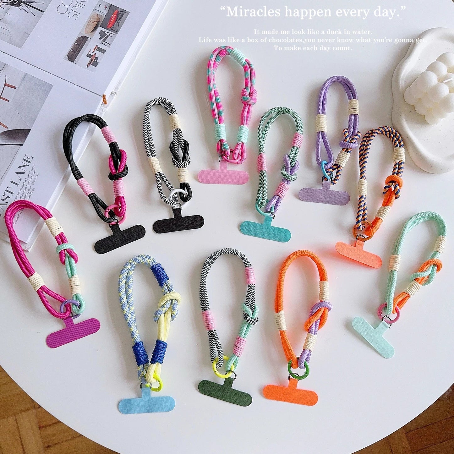 New And Upgraded Multi-Functional Lanyard Mobile Phone Universal Lanyard Wrist Strap Short Rope Multi-Purpose Anti-Loss Rope