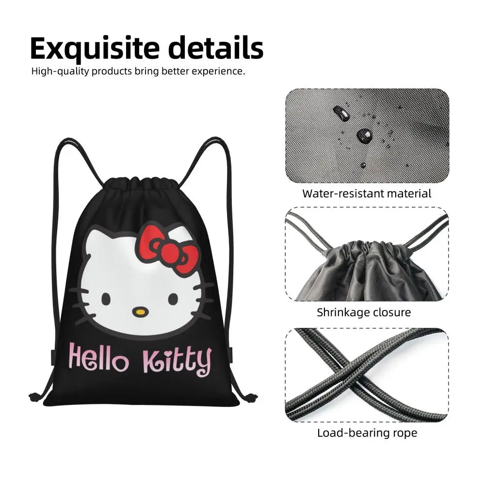 Hello Kitty Drawstring Backpack — Cute Strength, Daily Charm, Universal Smile