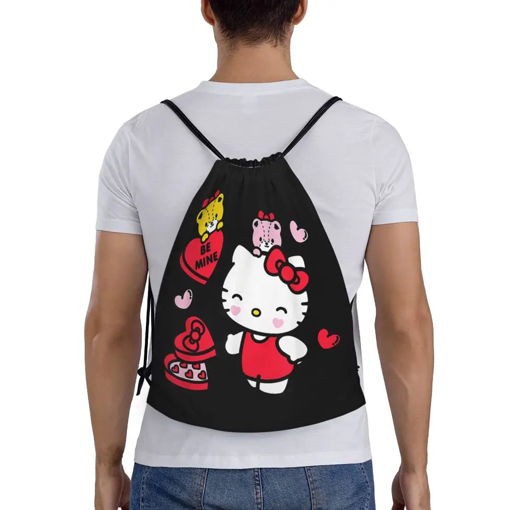 Hello Kitty Drawstring Backpack — Cute Strength, Daily Charm, Universal Smile