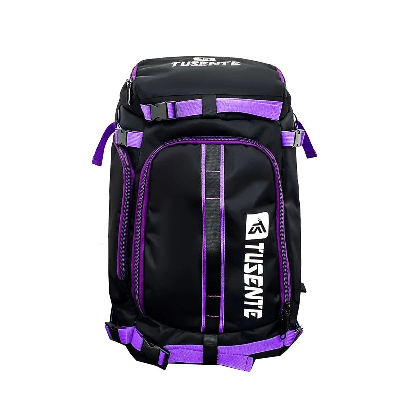 PatchVibe Titan — 75L Waterproof Gym & Travel Backpack w/ Shoe Garage + Laptop Vault