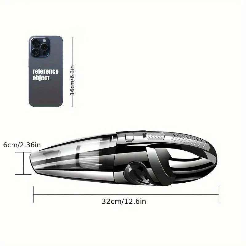 Portable wireless vacuum cleaner, multi-function car and home dual-use, rechargeable and long-lasting battery life, strong sucti