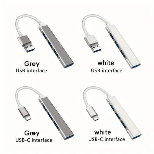 USB HUB 3.0  Extender 4 Port Splitter Adapter OTG Docking Station For Phone Macbook Pro 13 15 Air PC Laptop Computer Hub