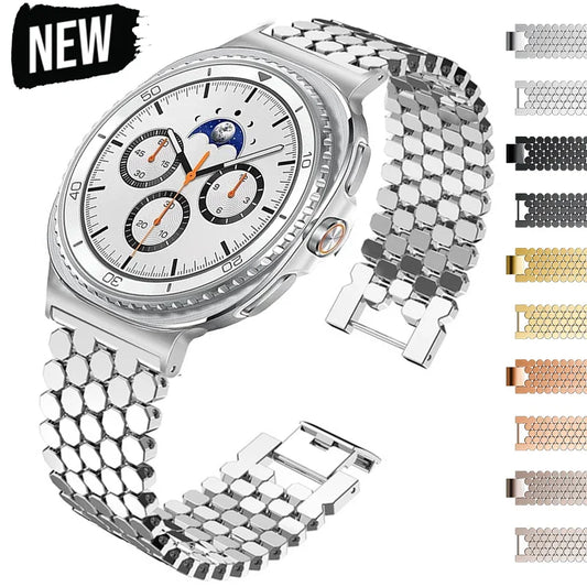 Metal Alloy Bracelet for Samsung Galaxy Watch 8 Classic 46mm 8 40mm 44mm Ultra 2025 47mm Women Strap for Galaxy Watch Wristband