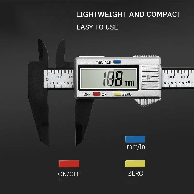 Tiny Ruler. Big Brains. – The 150mm Digital Vernier Caliper That Outsmarts Your Tape Measure