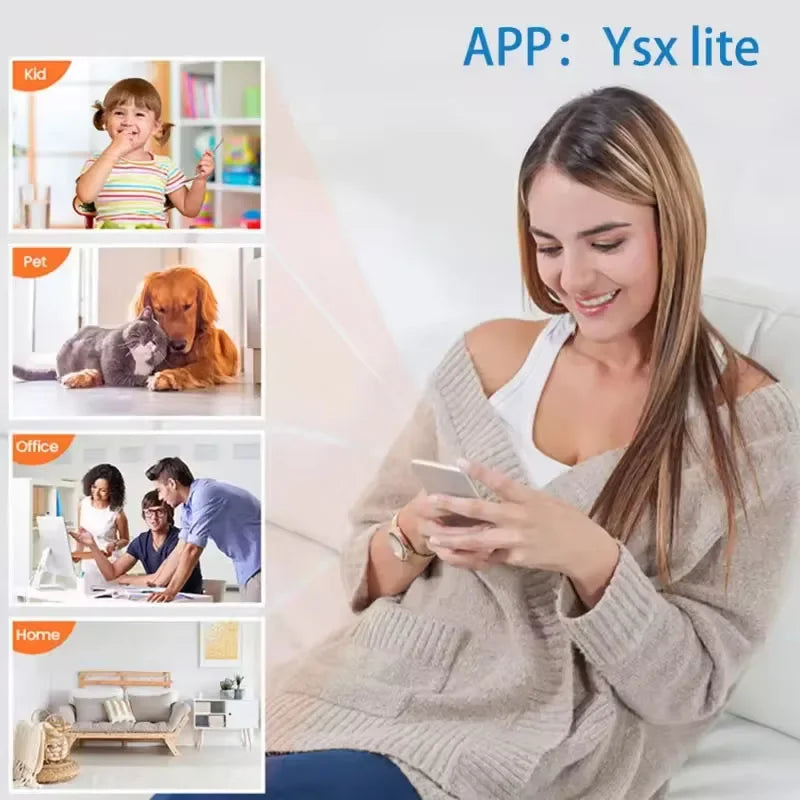 AEHOME 1080P Mini WiFi HD Security Camera With Night Vision & Real-Time Peace of Mind