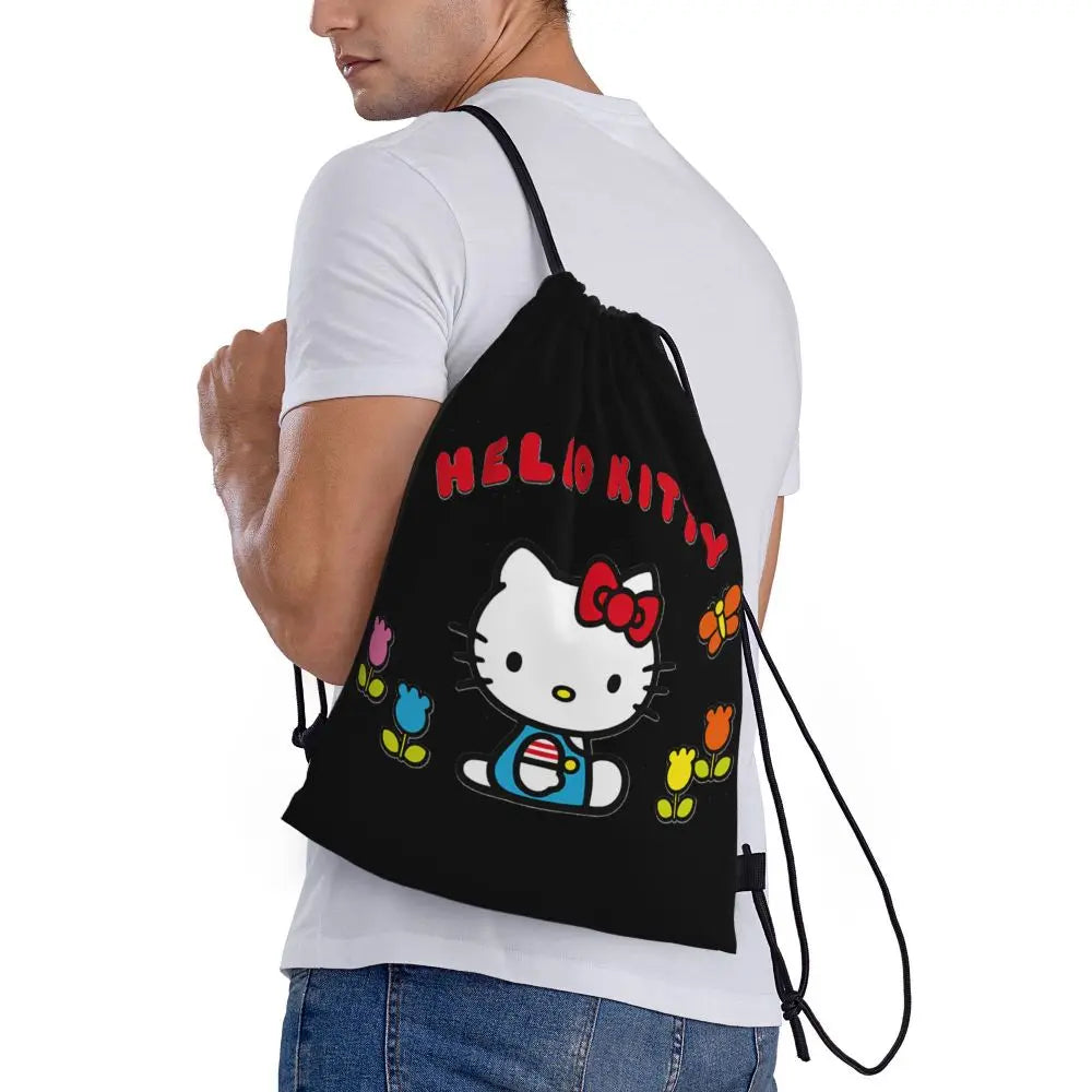 Hello Kitty Drawstring Backpack — Cute Strength, Daily Charm, Universal Smile