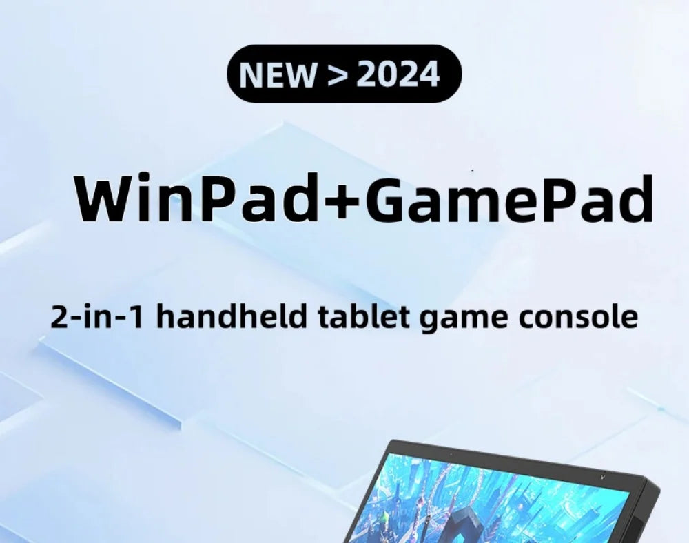 10.5" Handheld Gaming PC Intel N95 16GB RAM 512GB/1TB SSD Gaming PC Portable Mini Laptop with Detachable Gamepad Touch Screen PC