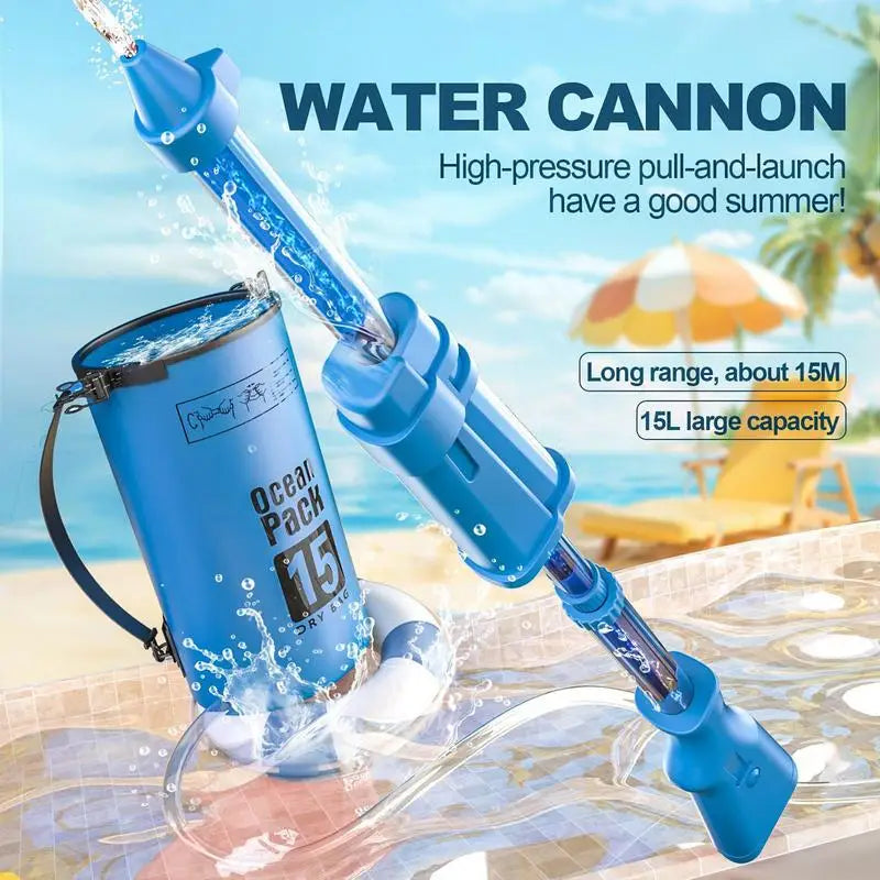 Large Backpack Water Squirter Large Backpack Water Spraying Soaker Toy Bathing Playing Interactive Hot Weather Pool Game For - THOOBO!