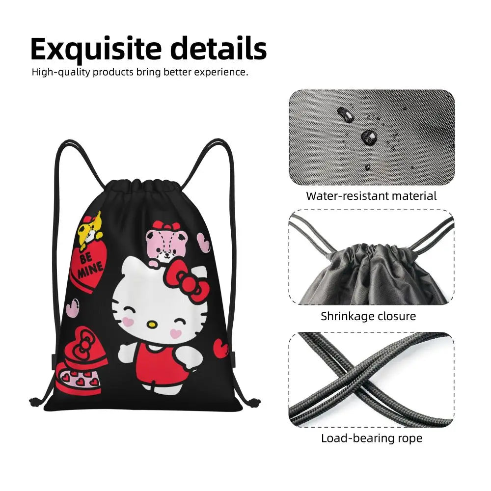 Hello Kitty Drawstring Backpack — Cute Strength, Daily Charm, Universal Smile