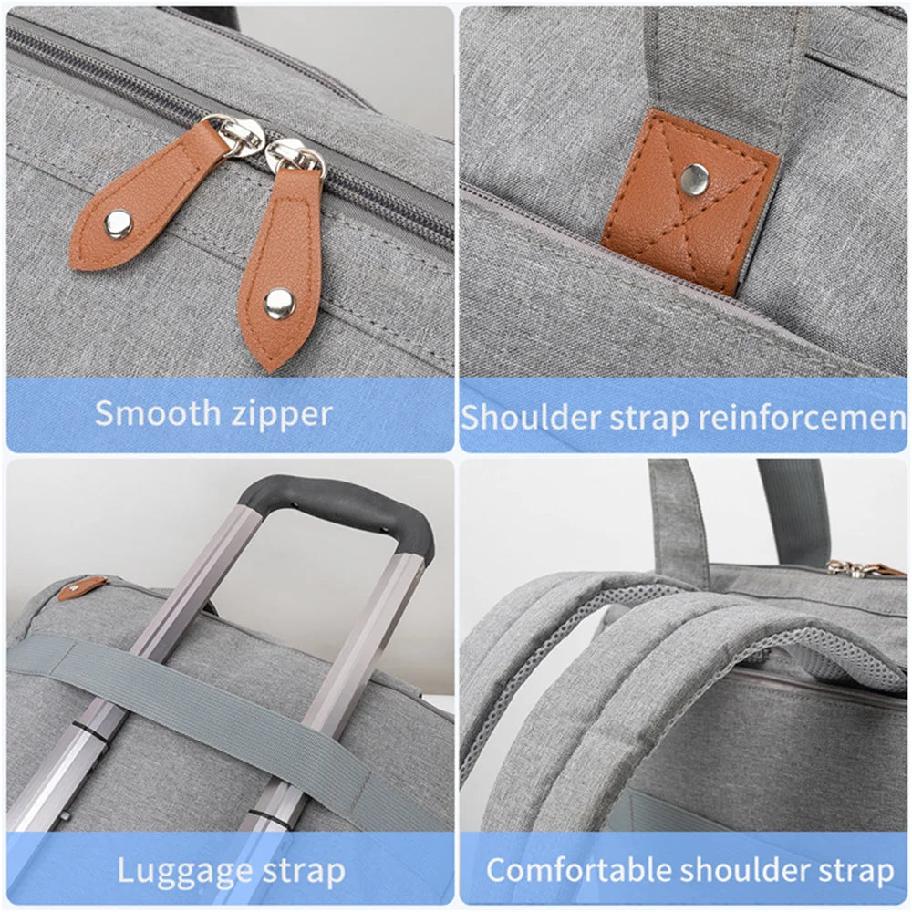 BrightNest CarryAll — PANGDUBE Large-Capacity Maternity &amp; Baby Diaper Backpack for Travel &amp; Daily Joy 🌞👶