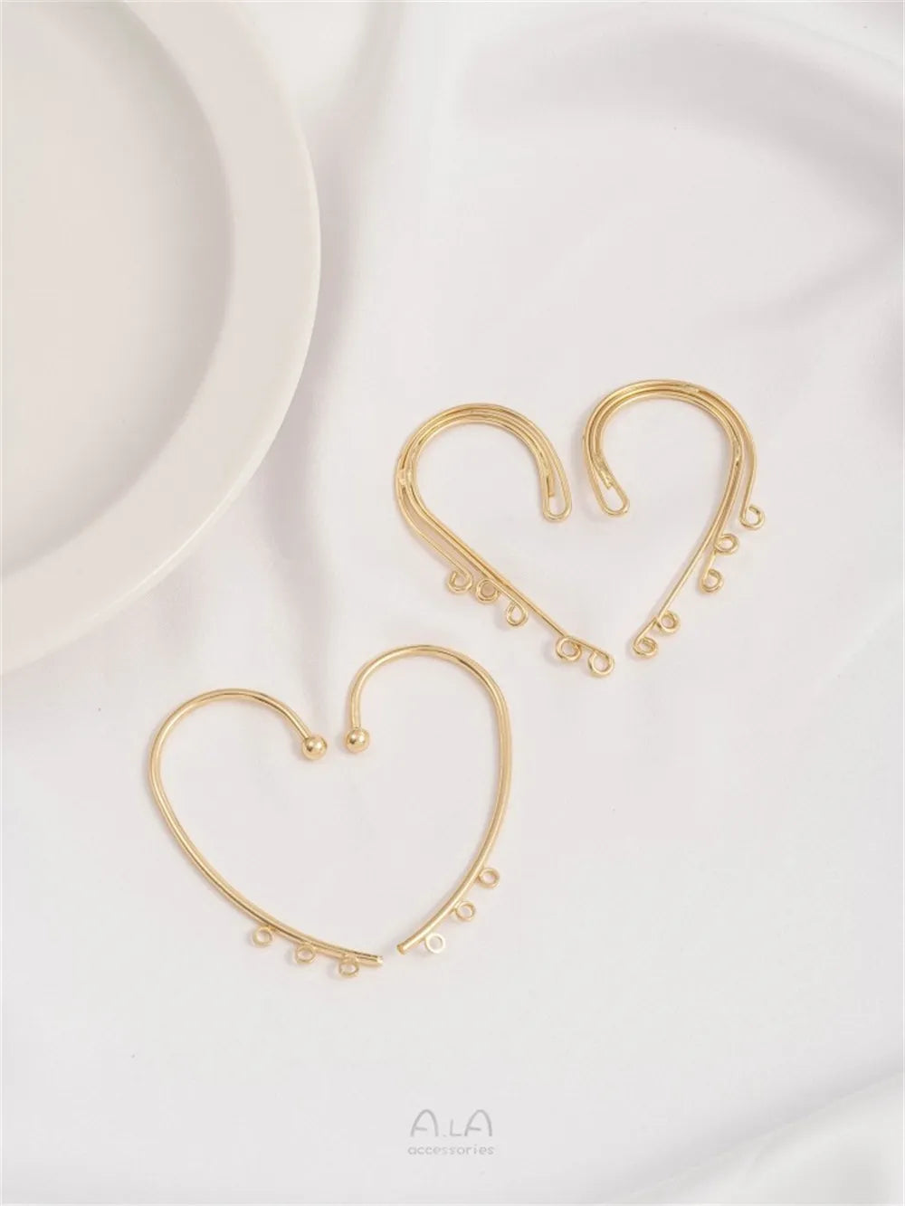 GleamLoop 14K Clip-On Cascade | Multi-Ring No-Pierce Tassel Makers For Instant Glam ✨