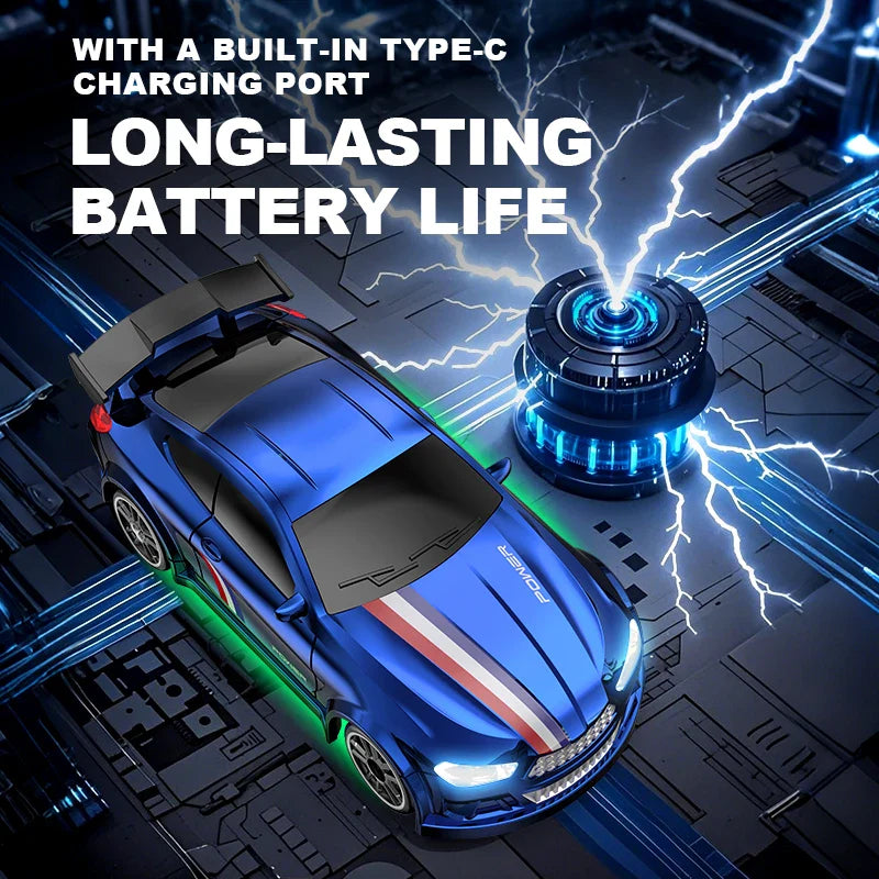 1/64 Scale Drift RC Car 4WD Mini Racing Model with 2.4GHz Remote