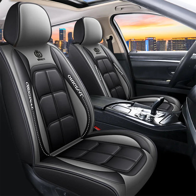 All inclusive seat cover, full leather car seat cushion, Driver's seat cover or passenger seat cover, all season universal pad