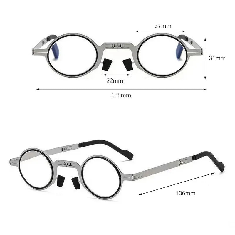 MOONBIFFY Fold & Focus – Portable Smart Folding Blue Light Reading Glasses for Men & Women 👓✨ - THOOBO!