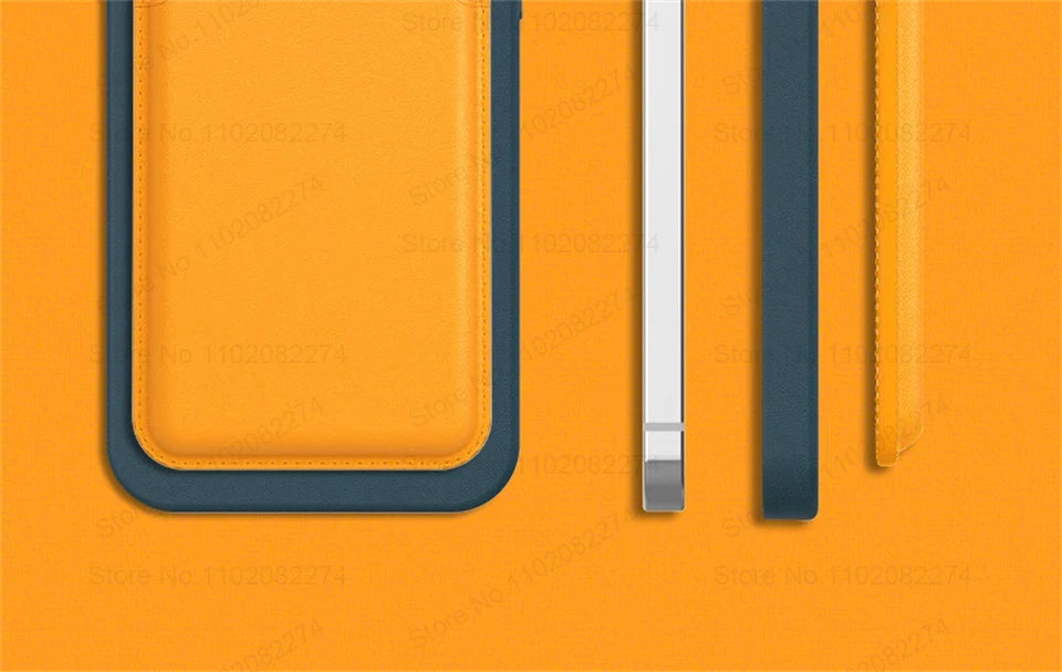 For Magsafe Leather Wallet Case Compatible For Apple iPhone 15 12 13 Pro Max Plus Fashion Magnetic Card Holder Cover Accessories - THOOBO!