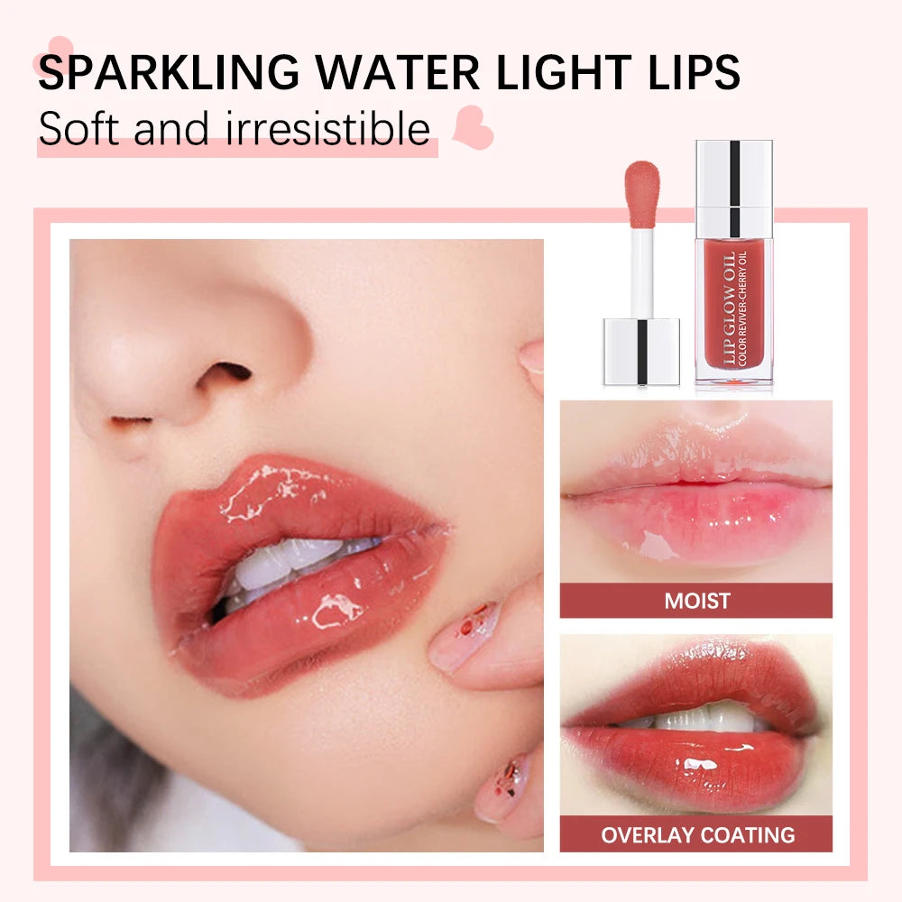 Moisturizing Lip Balm Original Lip Oil Gloss Care of the Lips Benetitnt for Lips Plumping Exfoliating Pink Plumping Gloss Oil - THOOBO!