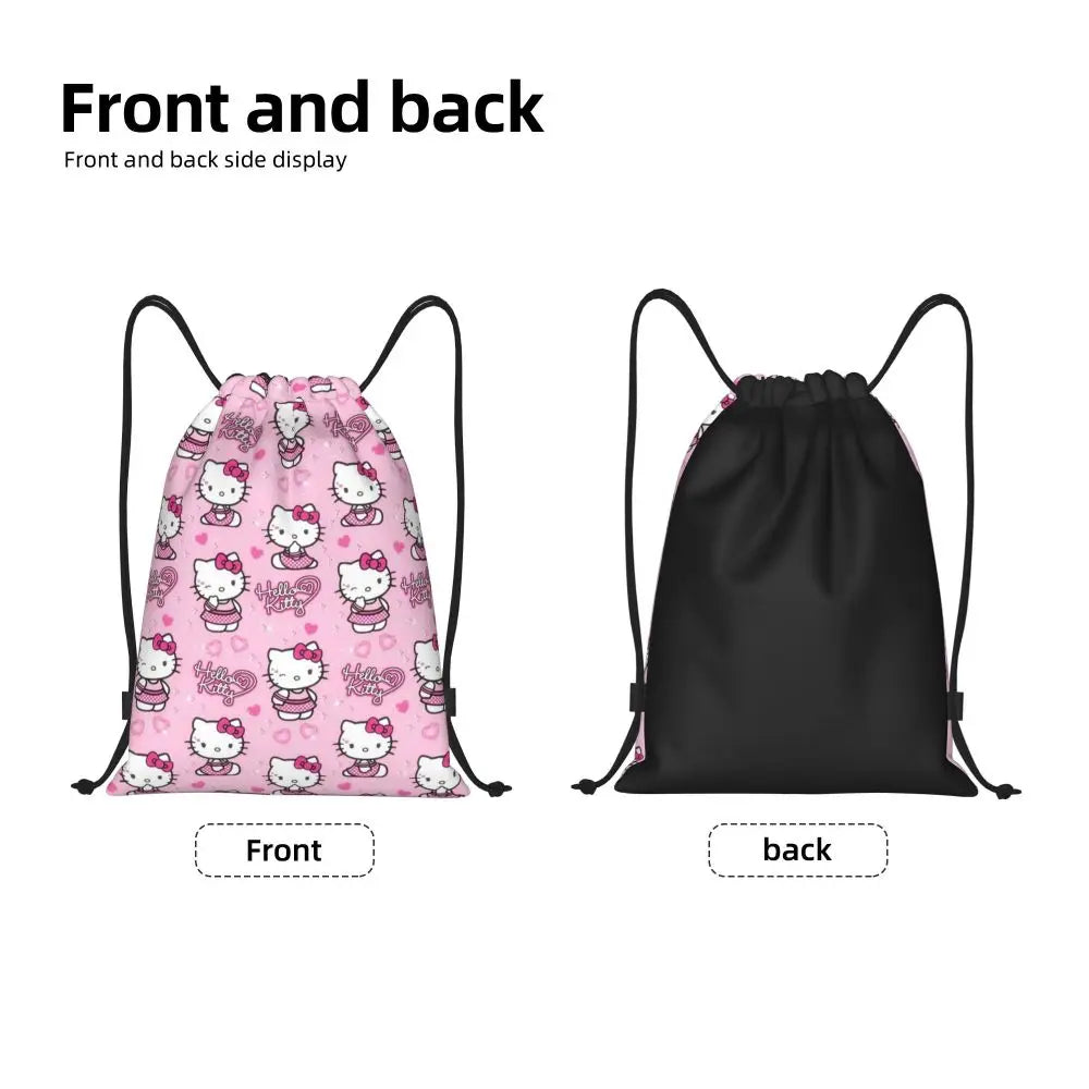 Hello Kitty Drawstring Backpack — Cute Strength, Daily Charm, Universal Smile