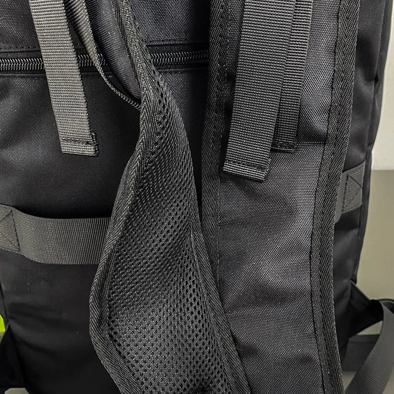 PatchVibe Titan — 75L Waterproof Gym & Travel Backpack w/ Shoe Garage + Laptop Vault