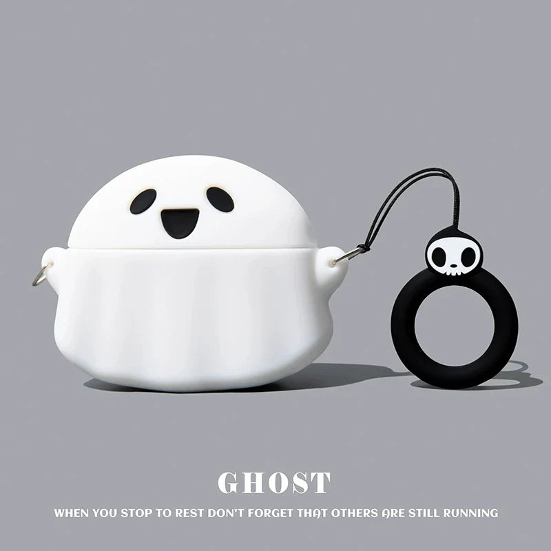 For Airpods 1 2 3 4 Pro Pro 2 Crayons Shark Dog Silicone Earphone Case Accessories Cover