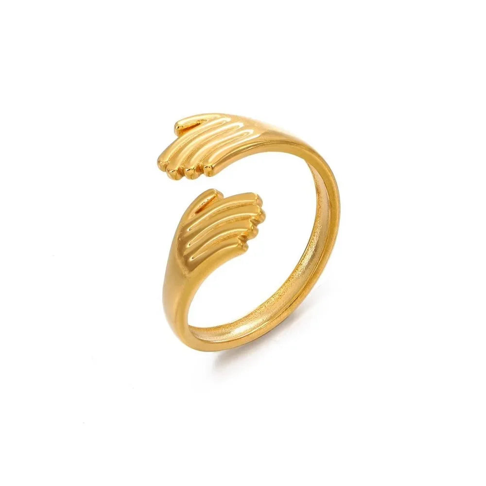 Lumé Curve Adjustable Zircon Ring — Effortless Sparkle for Every Kind of Day