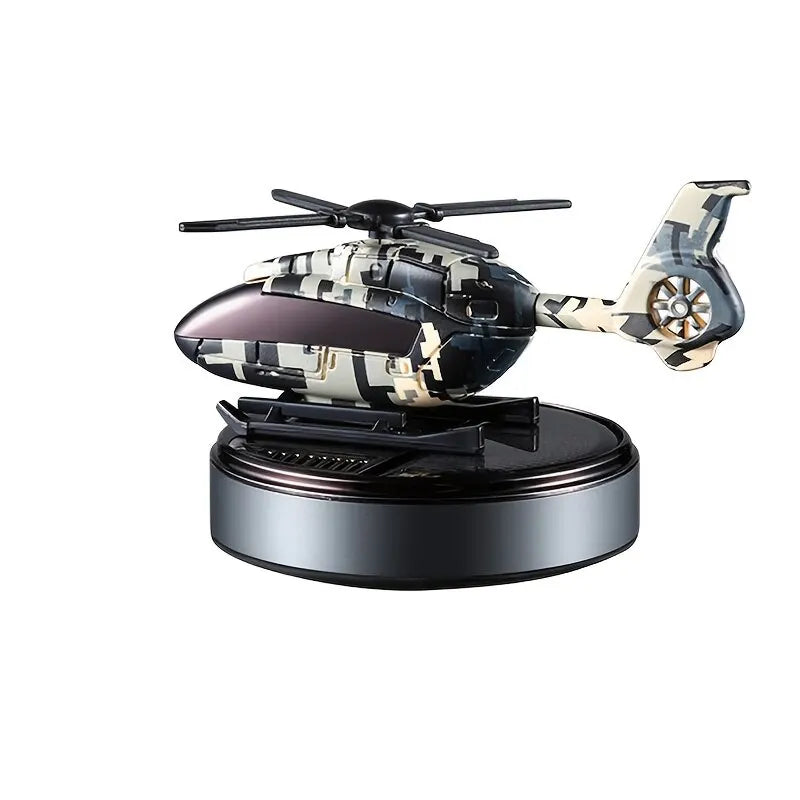 Car Air Freshener Solar Helicopter Interior Accessories Decoration Propeller Rotating Auto Flavoring Perfume Diffuser Supplies