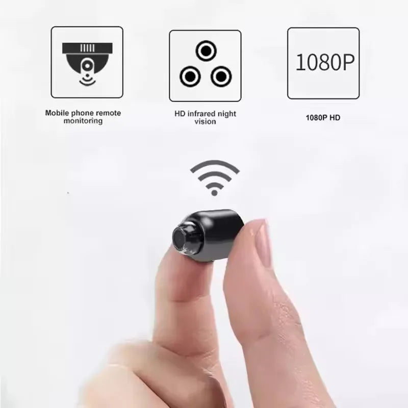 AEHOME 1080P Mini WiFi HD Security Camera With Night Vision & Real-Time Peace of Mind