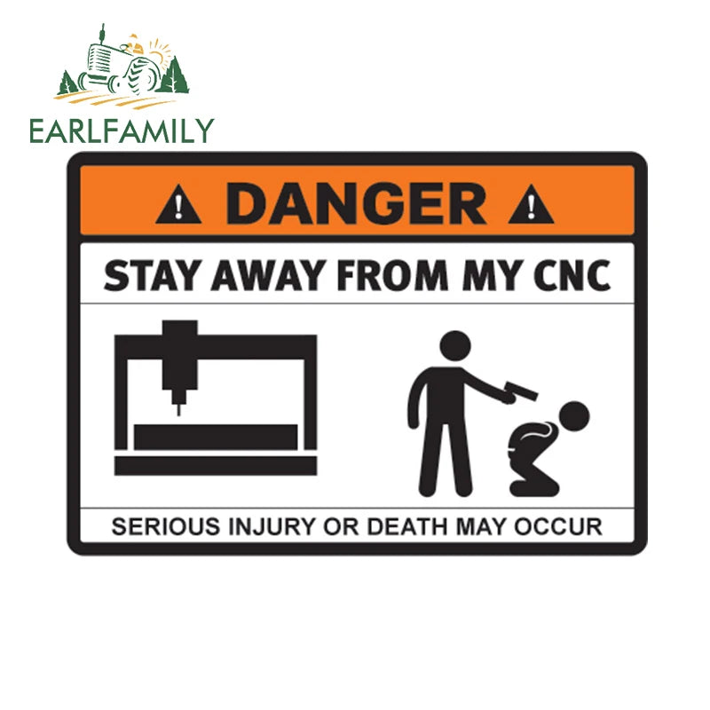 Stay Away From My ATV Sticker – 3D waterproof decal for rides, gear & mischief