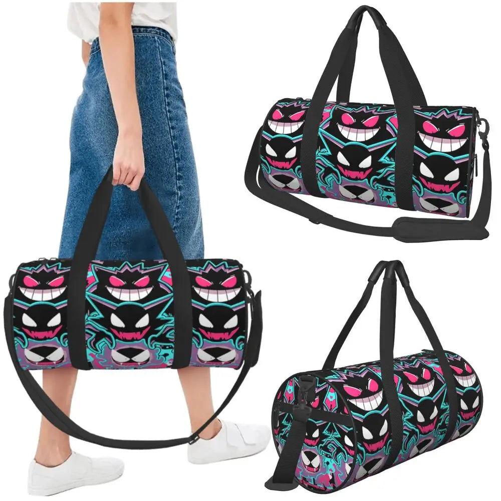 Gengar ShadowPack — Large Waterproof Pokémon Travel & Gym Duffle Bag for Hardcore Trainers