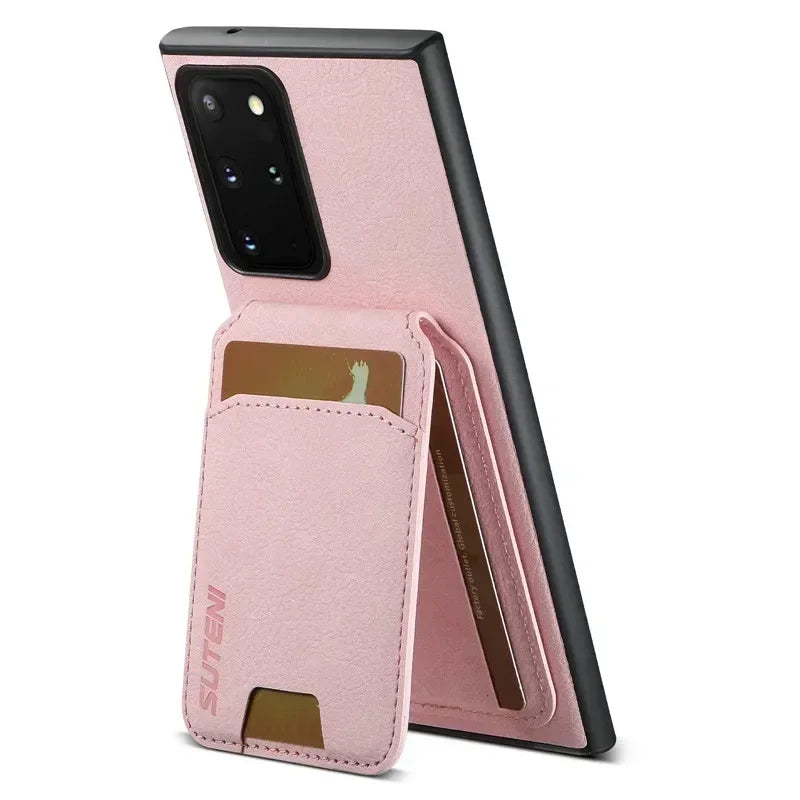 Leather Magnetic Multifunctional Wallet Phone Case For Samsung S24 Ultra S23 S22 Ultra Note20 Ultra S24 Plus