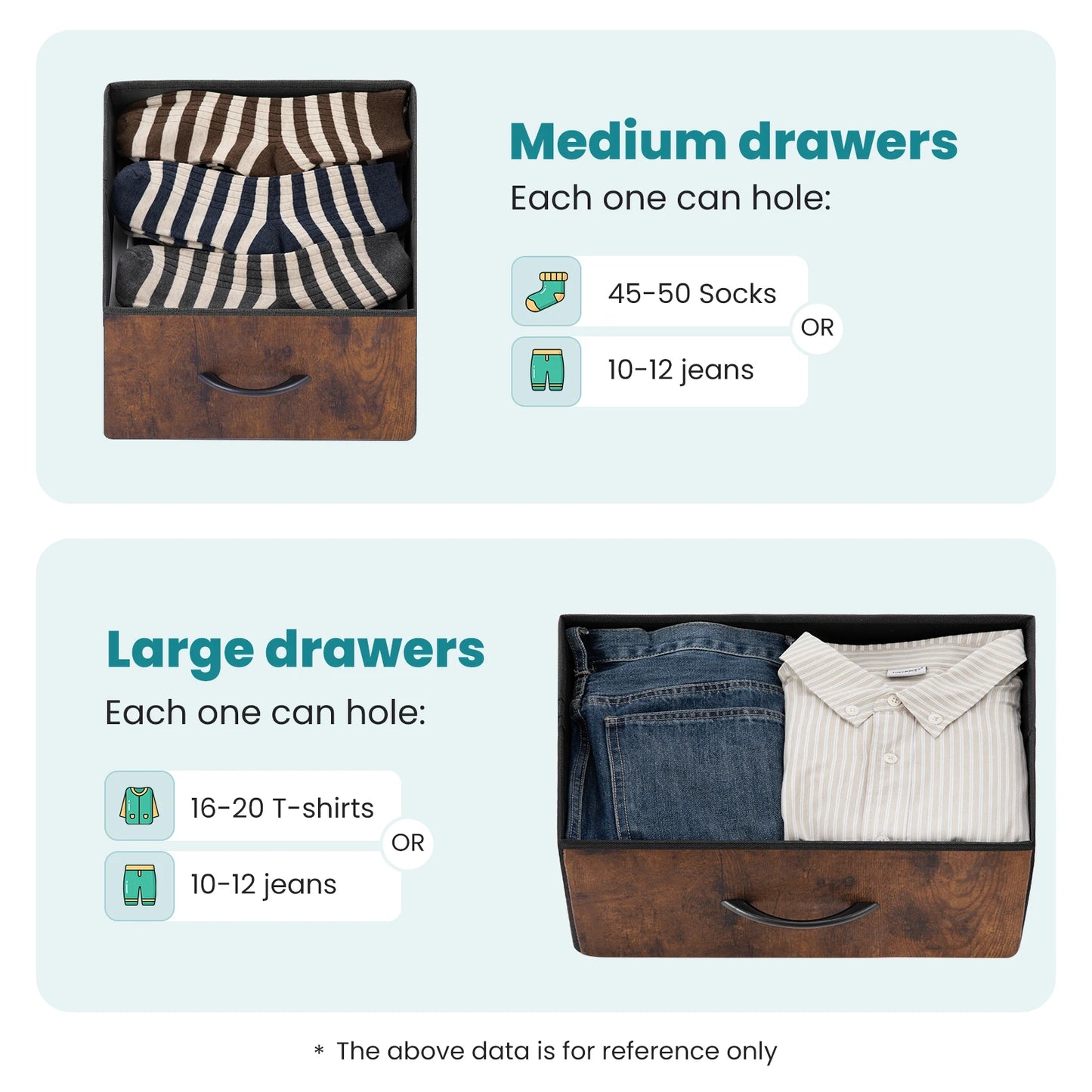 JHK Desser For Bedroom With 7 Fabric Drawers Organizer Storage Closet Chest Clothes For Living Room Display Cabinet Of Furniture - THOOBO!