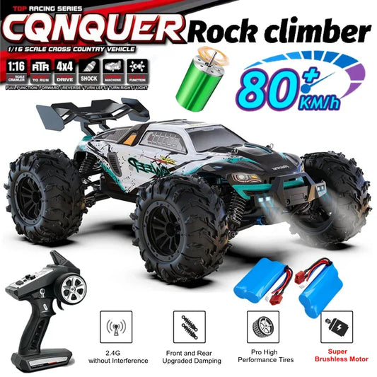 4WD Remote Control Car High-Speed 50-80KM/H Off-Road Buggy Truck