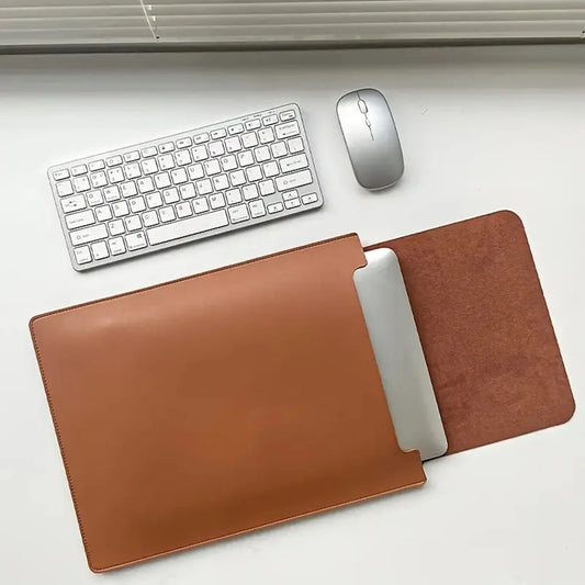 Laptop Bag, 13/13.3/14/15/15.4/15.6/16 Inch, Notebook Computer Mouse Pad, Pu Leather Bladder Bag, Computer Bag Accessories