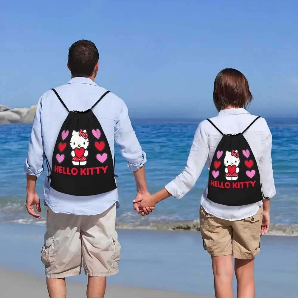 Hello Kitty Drawstring Backpack — Cute Strength, Daily Charm, Universal Smile