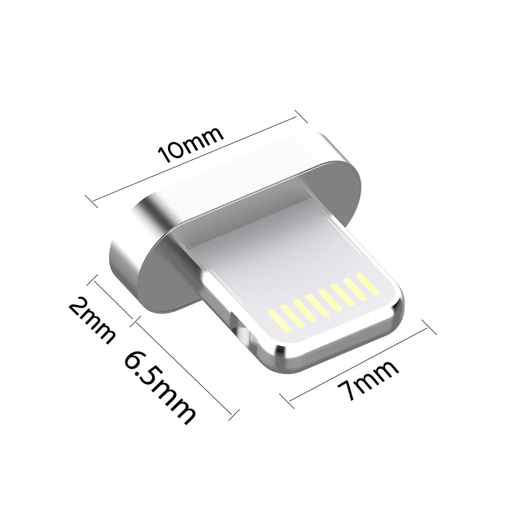 JianHan GlowCharge Type-C Magnetic Cable – 1M 3A Fast Charging USB-C Cord with LED Snap-On Power for Android Legends