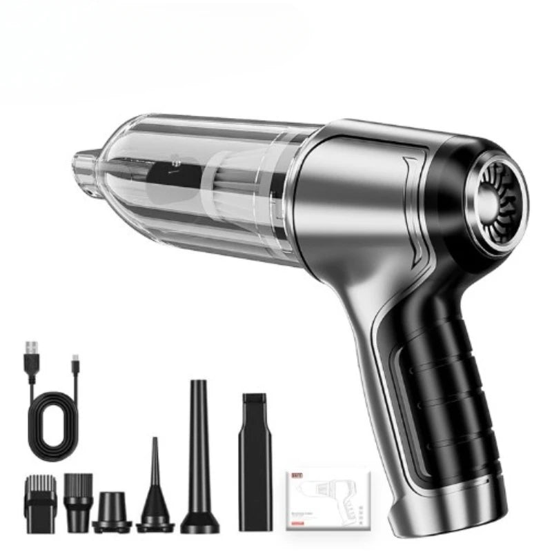 EAFC Brushless Cordless Car & Home Mini Vacuum With Built-In Power and 12,000Pa Smile-Sucking Force