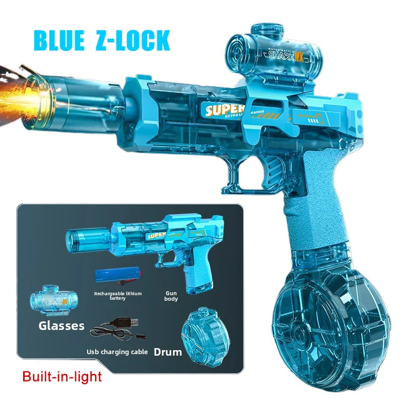 Electric Water Guns For Adults Powerful Squirt  Electric Water Gun Toys Summer Outdoor Beach Toy For boys Children Gifts
