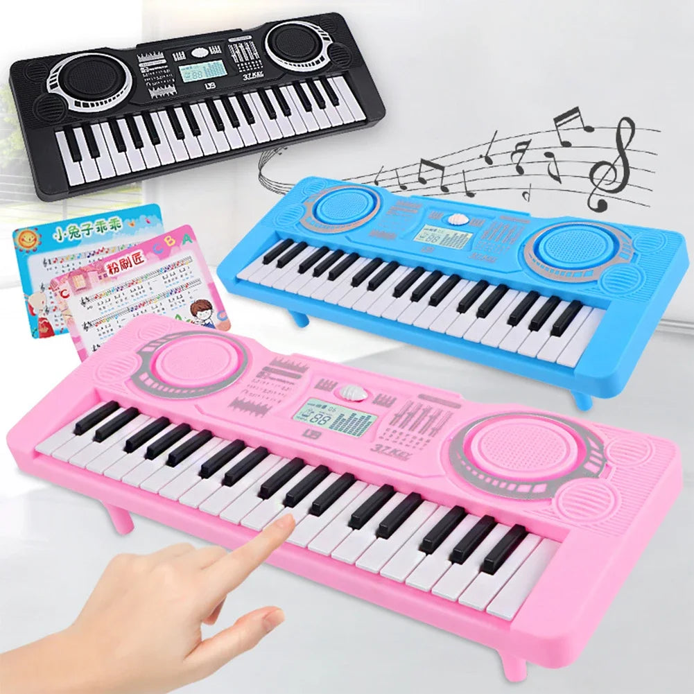 Digital Electronic Piano Kids Educational Toy Portable 37 Keys Electronic Piano Keyboard Children Musical Instrument - THOOBO!